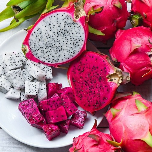 Taglio pitaya frutto - taglio,